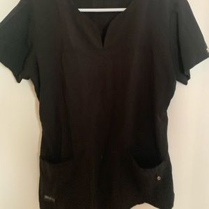 Grey’s Anatomy Black Scrub Top